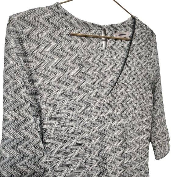 Ellie Kai Chevron Zig Zag Sheath Dress Size 0 - Picture 4 of 14